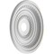 Ekena Millwork Cole PVC Medallion (Canopies up to 6"), 22"OD x 3 1/2"ID x 1"P, Universal Metallic Pearl Mist CMP22COEPE - alternate 2